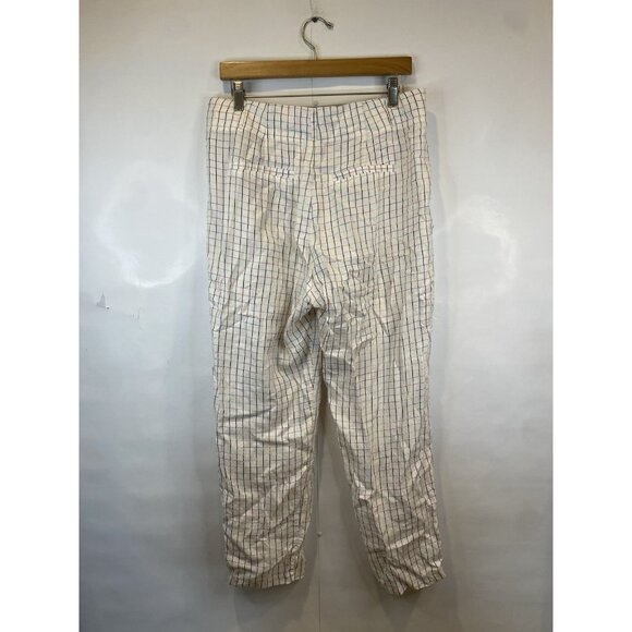 Scotch & Soda Checked Flat Front Ankle Length Pant Tailored Multicolored Large - Picture 5 of 12